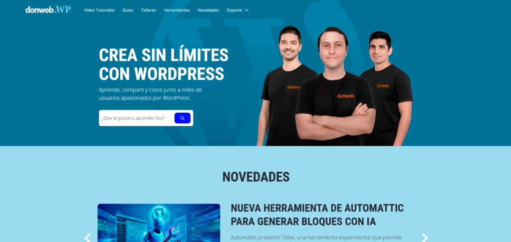 Diciembre: nuevo micrositio WordPress y mejoras clave en Hosting
