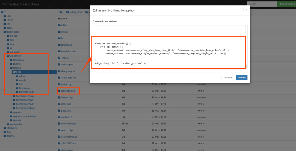 Activar el modo catalogo 5 x