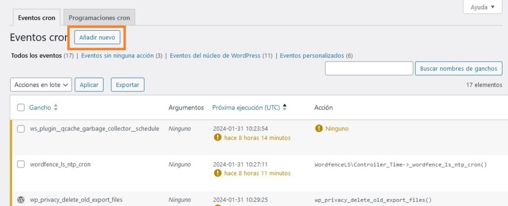 Cómo configurar y administrar las tareas Cron de WordPress - 2