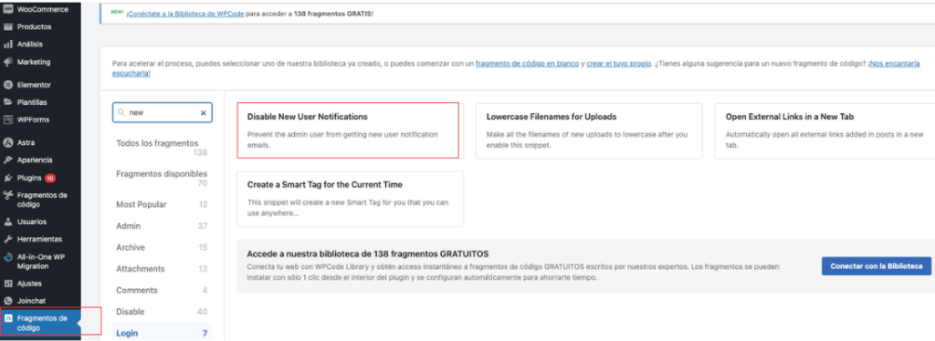 Cómo inhabilitar las notificaciones de nuevos usuarios en WordPress-6