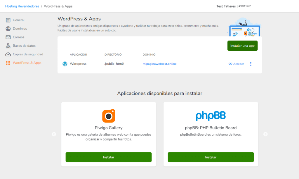 Configurar WordPress con un subdominio-6