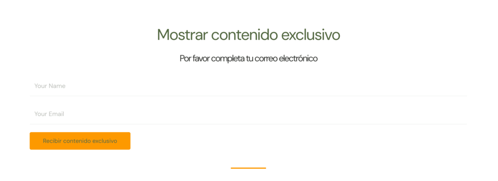 Contenido exclusivo para WordPress