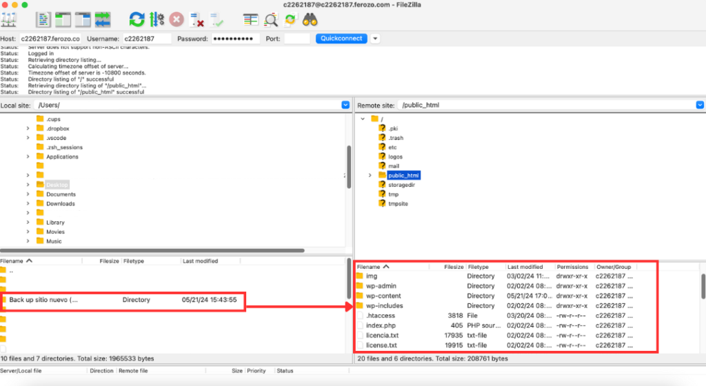 Copias de seguridad en WordPress con FTP-10