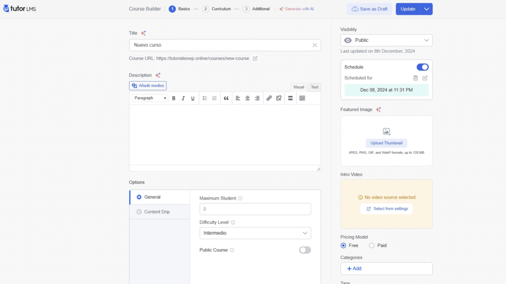 Crear Academia Online con WordPress-6