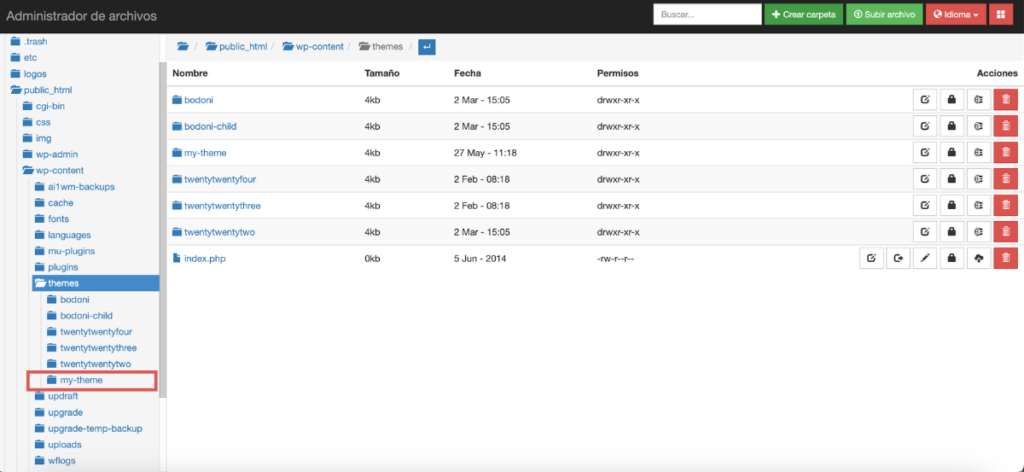 Crear un tema en WordPress-1