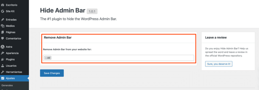 Deshabilitar la barra de administración-3