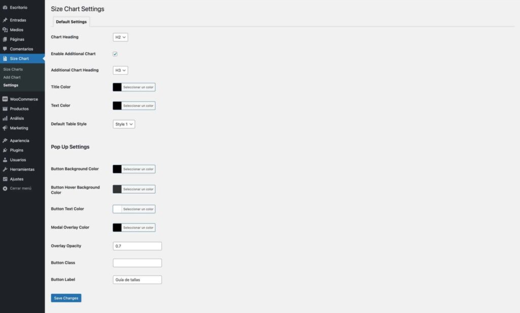Guía de talles en WooCommerce-7