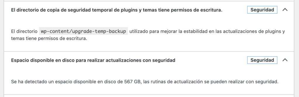 Herramienta de salud de tu sitio WordPress-4