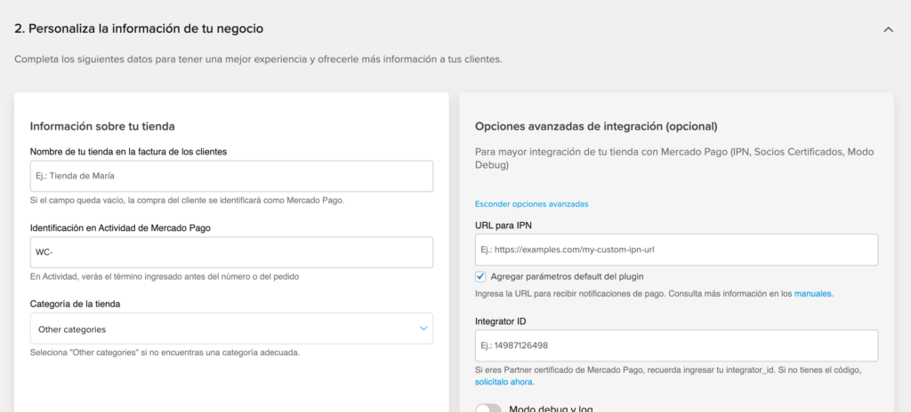 Implementar Mercado Pago en WooCommerce-4