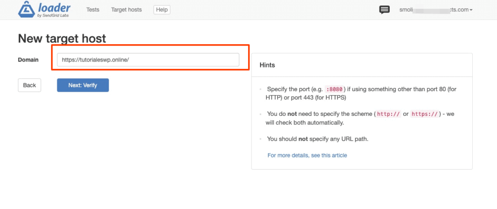 Cómo realizar una prueba de estrés en WordPress usando una herramienta gratuita 4 Prueba de estrés en WordPress-4