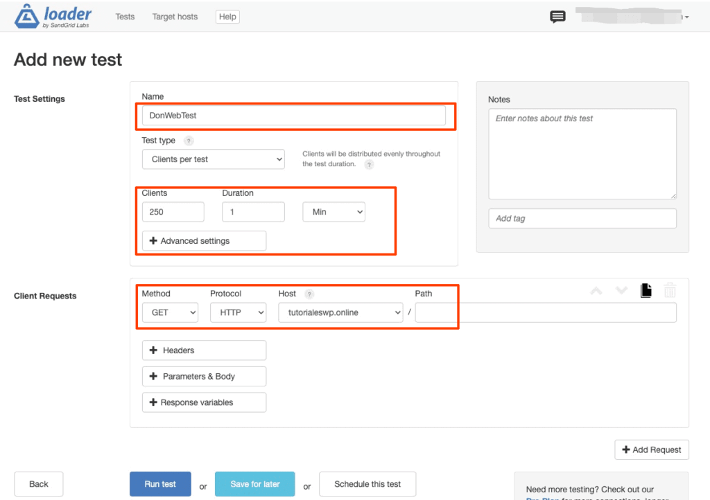 Cómo realizar una prueba de estrés en WordPress usando una herramienta gratuita 7 Prueba de estrés en WordPress-6