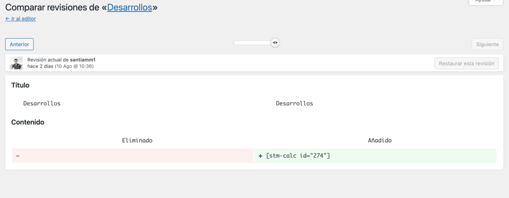 Revisiones en WordPress-6