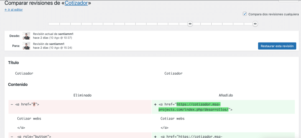 Cómo usar y optimizar las revisiones en WordPress