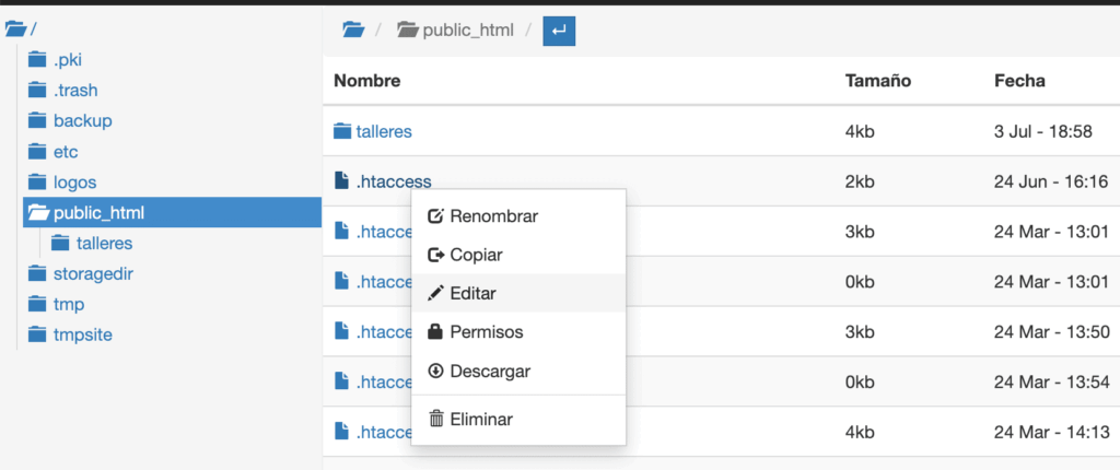 Solucionar los permalinks que no funcionan en WordPress-3