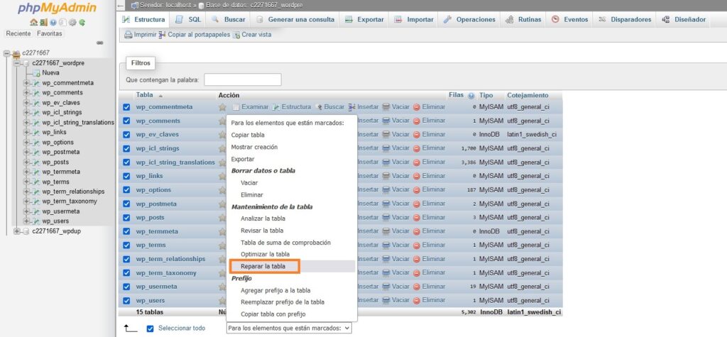 Cómo funciona la base de datos de WordPress-7