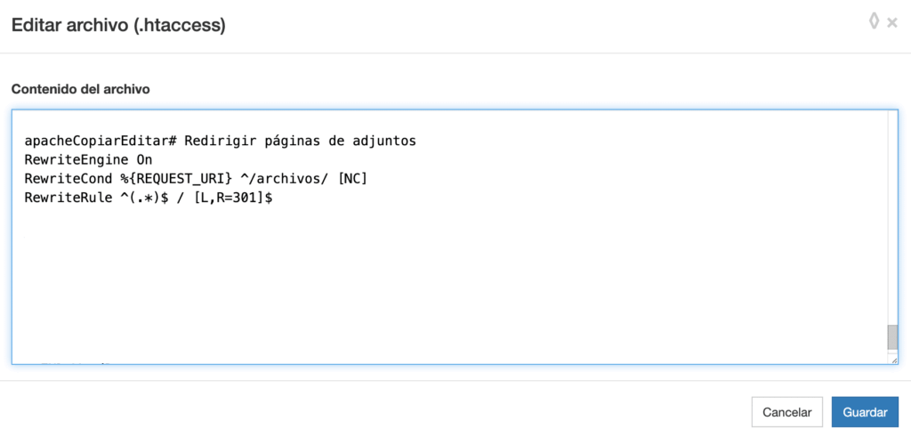 desactivar páginas de adjuntos en WordPress-5