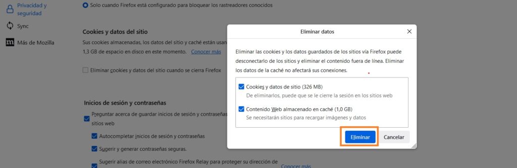 historial mozilla