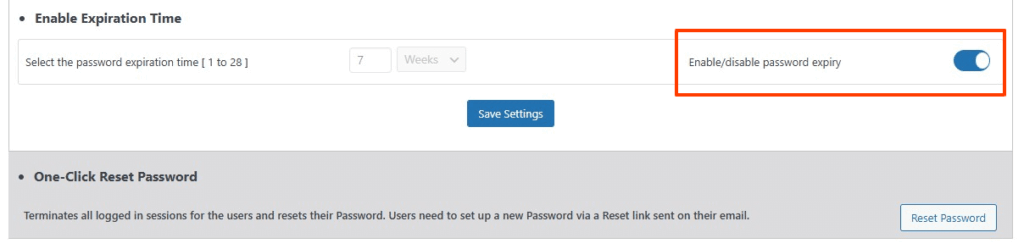 forzar passwords seguros  x