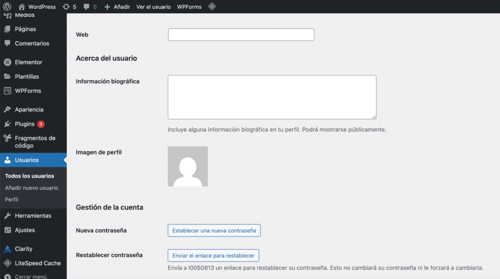 foto de perfil en WordPress-3