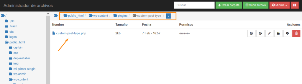 Crear un Custom Post Type en WordPress - 1