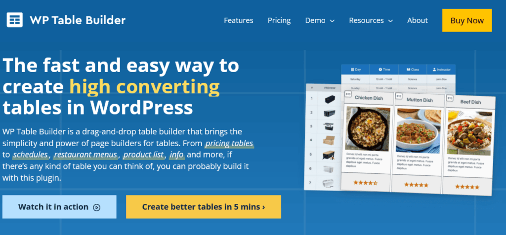 10 plugins para crear tablas con Elementor - 11