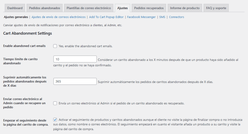Plugin para carritos abandonados en WooCommerce - 5