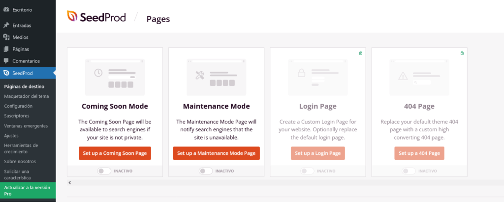 Cómo configurar el modo mantenimiento de WordPress