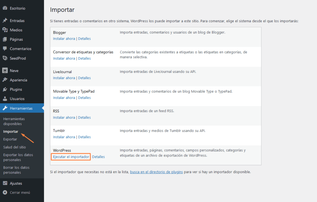 Importar imágenes externas a la Biblioteca de Medios de WordPress - 4