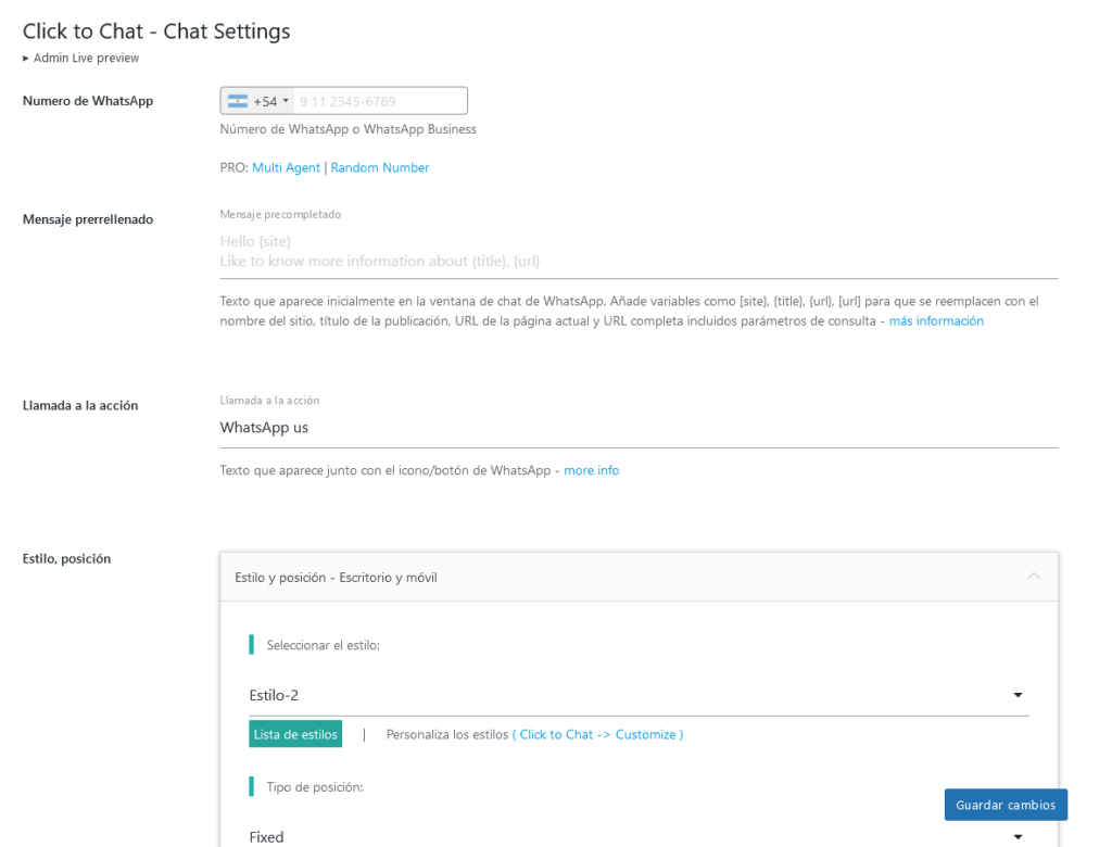 Cómo agregar botón de WhatsApp en WordPress - 6