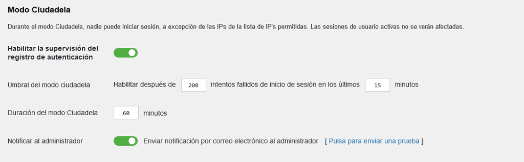 Mejorar la seguridad de WordPress con WP Cerber - 2