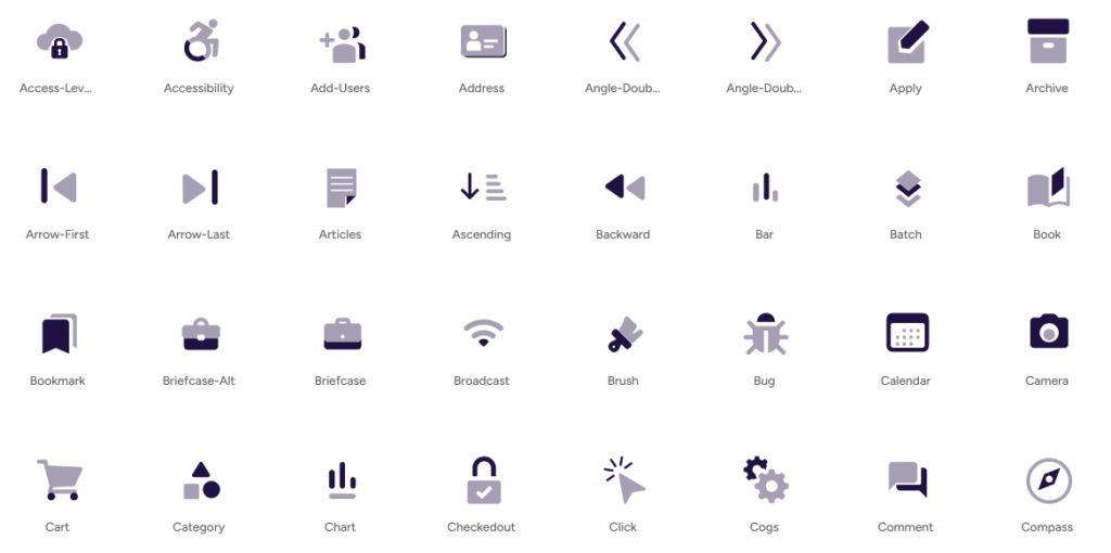 iconos wordpress