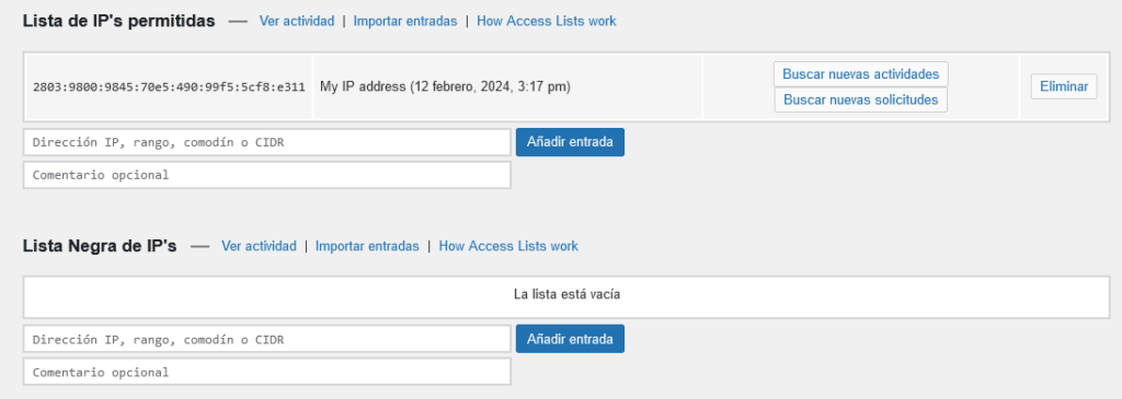 Mejorar la seguridad de WordPress con WP Cerber - 4