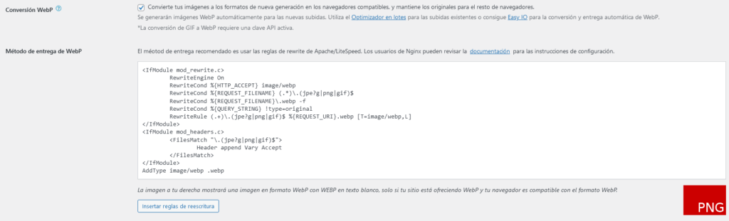 Optimizar WordPress con imágenes Webp - 4