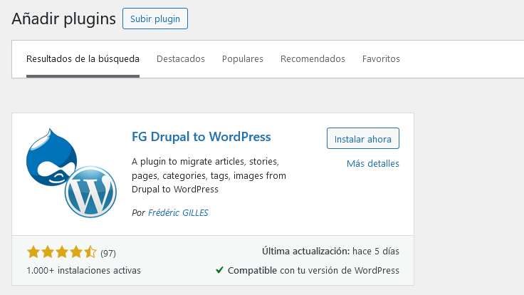 Cómo migrar de Drupal a WordPress en 10 pasos 7 Cómo migrar de Drupal a WordPress en 10 pasos - 7