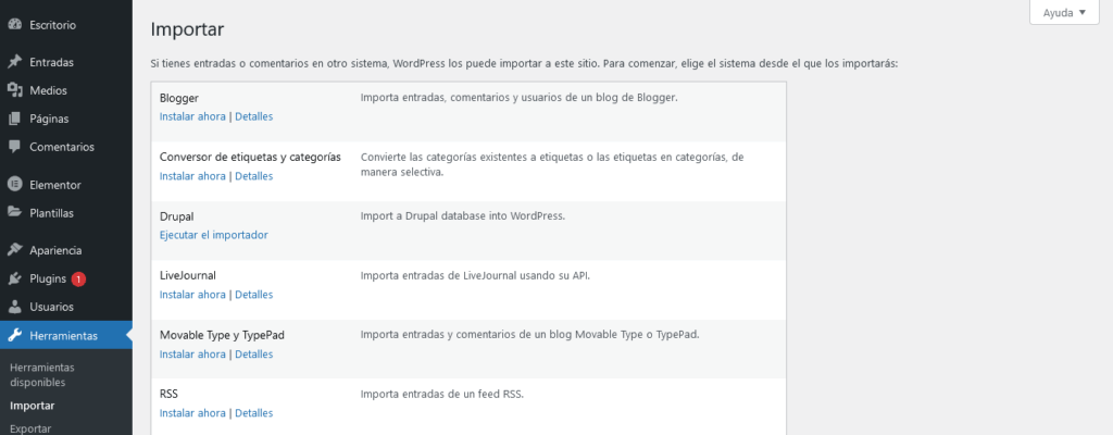 Cómo migrar de Drupal a WordPress en 10 pasos 8 Cómo migrar de Drupal a WordPress en 10 pasos - 8
