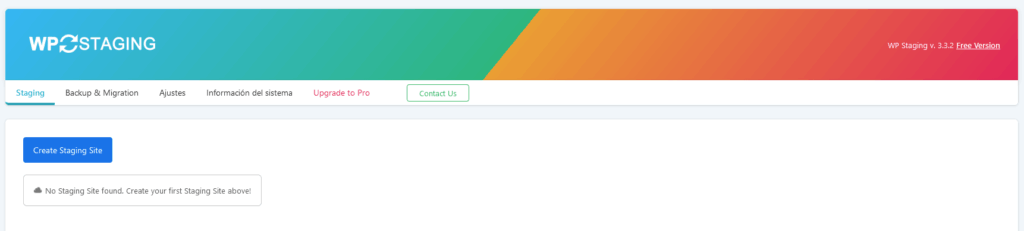 Utilizar un staging en WordPress - 3