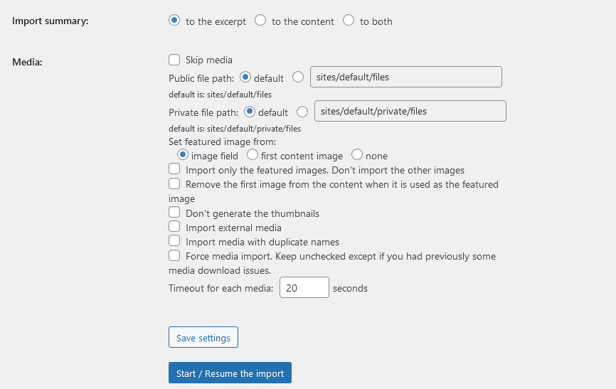 Cómo migrar de Drupal a WordPress en 10 pasos 13 Cómo migrar de Drupal a WordPress en 10 pasos - 13