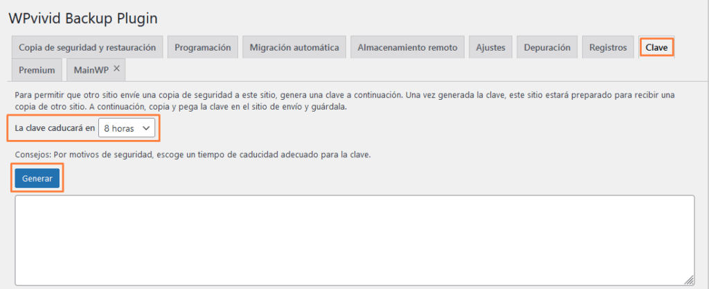 Migrar una página de WordPress con WPvivid - 6