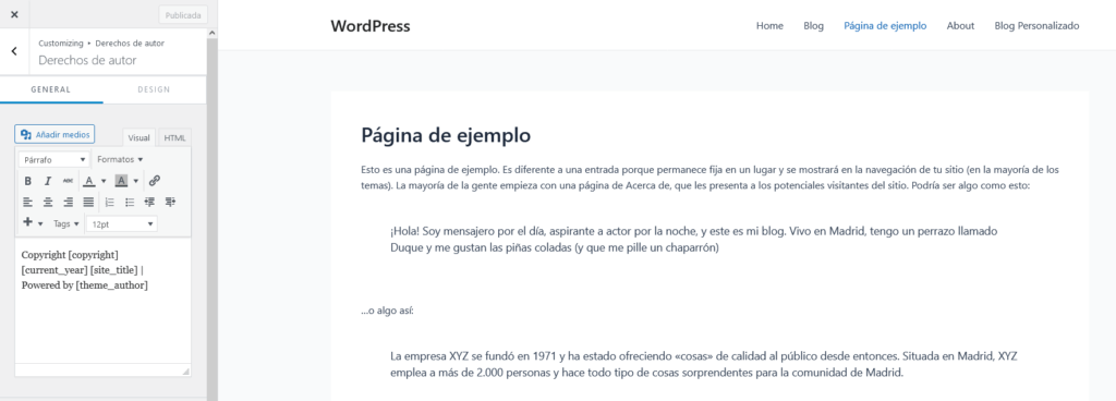 Cómo eliminar la frase «Funciona gracias a WordPress» del footer