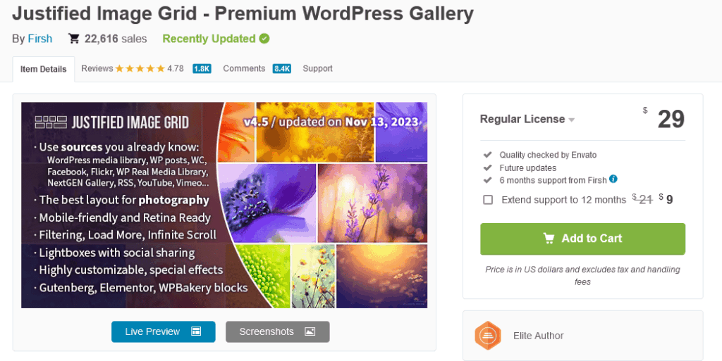 10 mejores plugins para galerías de fotos de WordPress - 9