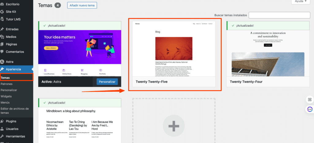 modo recuperacion en WordPress-5