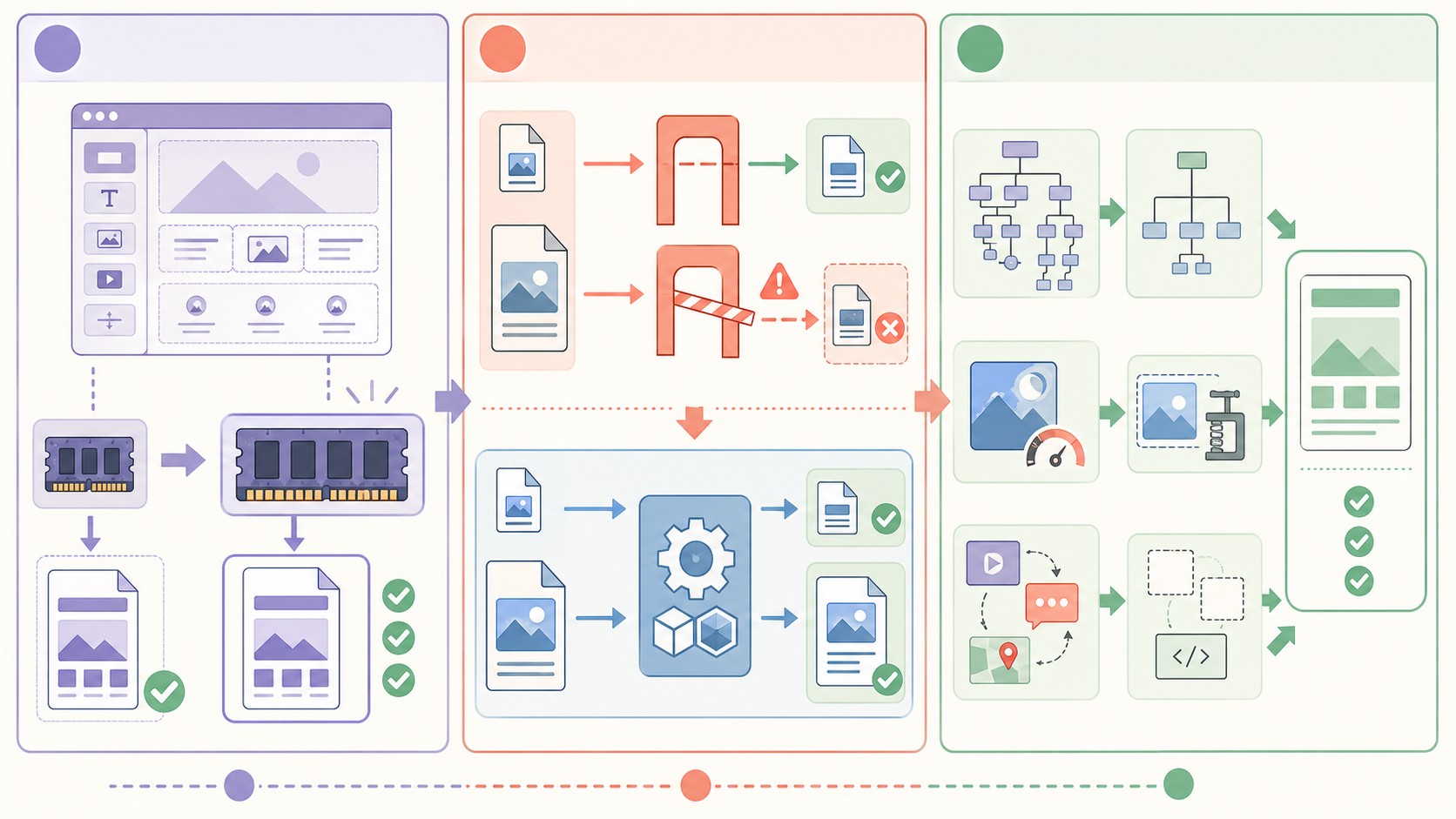 archivo estático muy grande elementor diagrama explicativo
