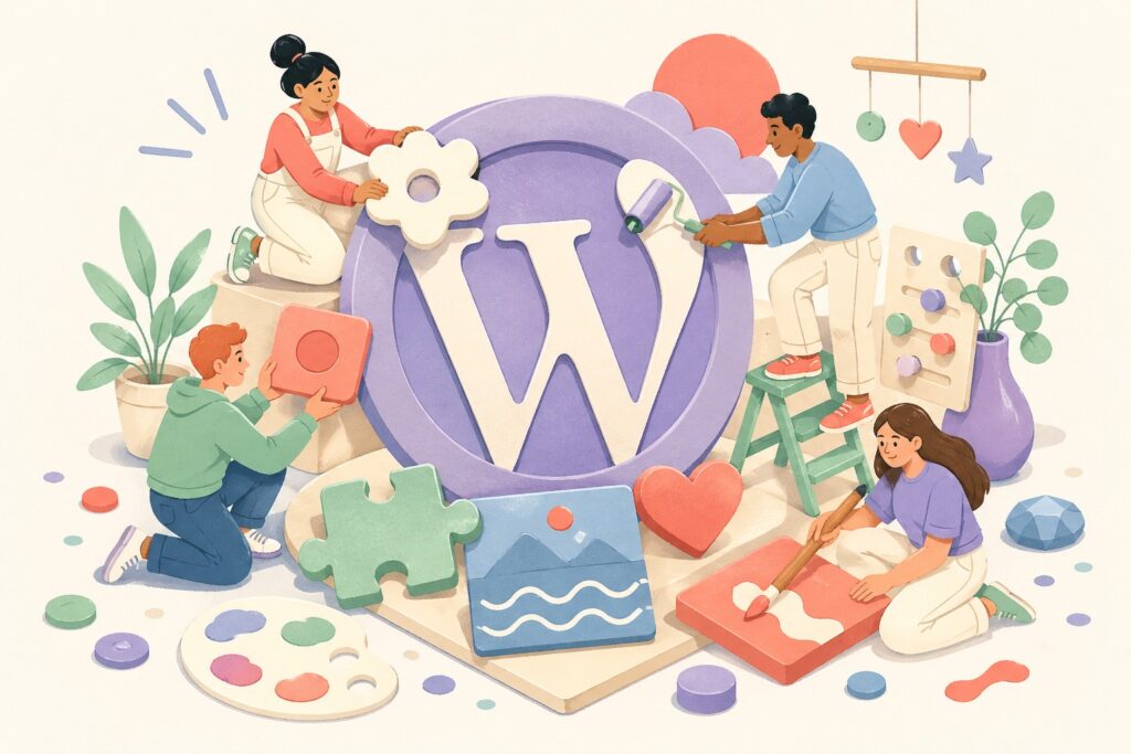 Guía FSE 2026: crea tu theme con bloques Gutenberg - ilustracion