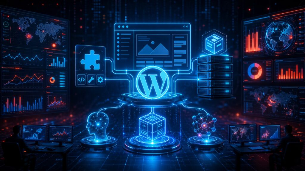 WordPress Playground suma servidor MCP oficial para agentes de IA - ilustracion