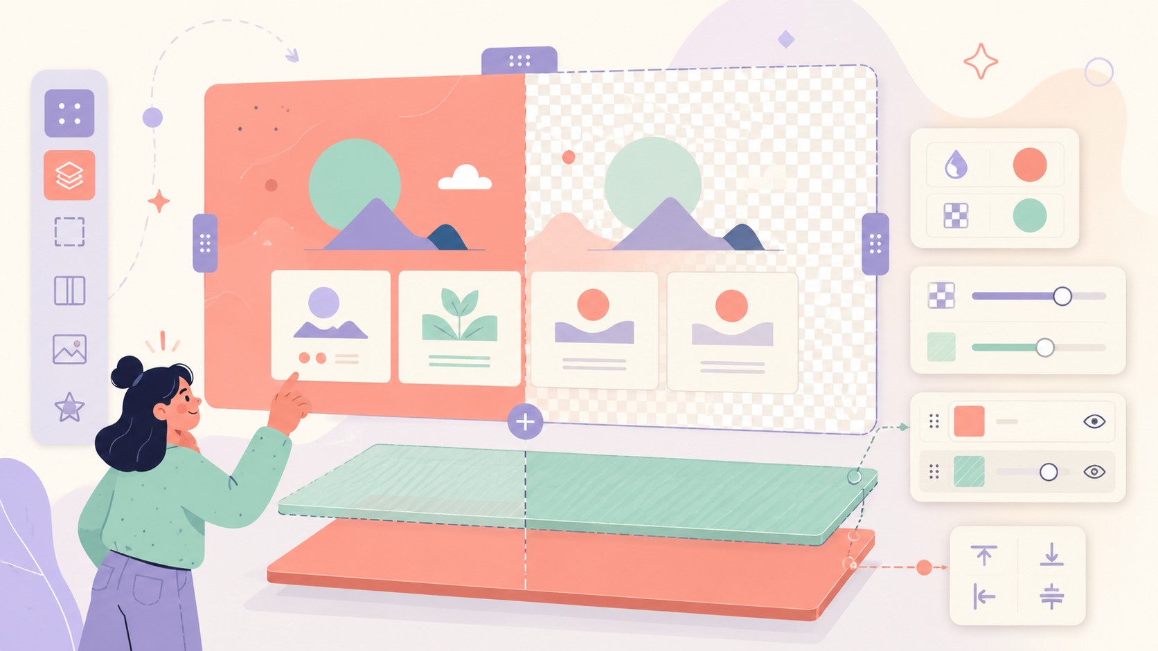 Background color issue - ilustracion