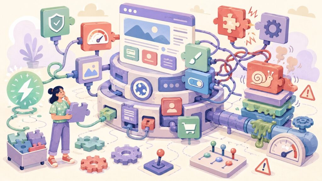 Am I in over my head with Wordpress site and tons of plug-ins? - ilustracion
