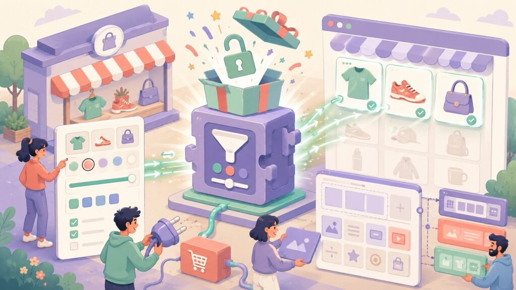 [FREE] I built a completely FREE AJAX Product Filter Plugin for WooCommerce (With Elementor Support) - ilustracion