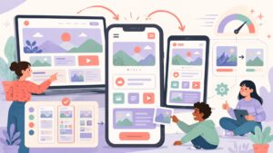 how to make my WordPress website more mobile friendly - ilustracion
