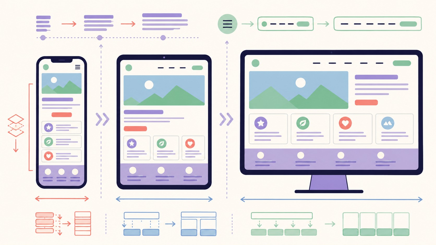 hacer wordpress mobile friendly diagrama explicativo