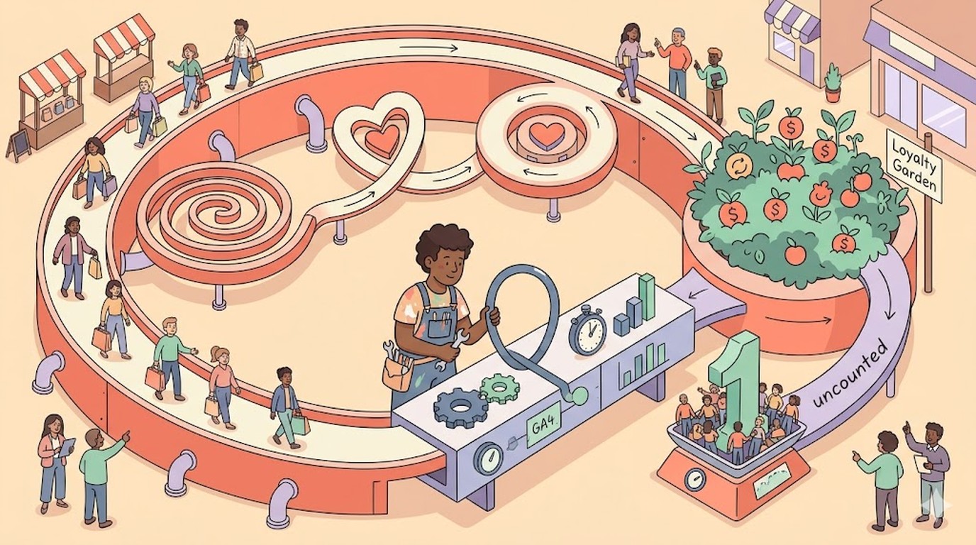 I think most WooCommerce stores are measuring retention wrong - ilustracion